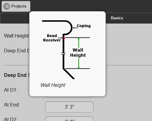 Wall Height Helpful Hint